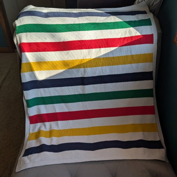 Hudson's Bay Company Striped Blanket / Throw - Picture 2 of 9